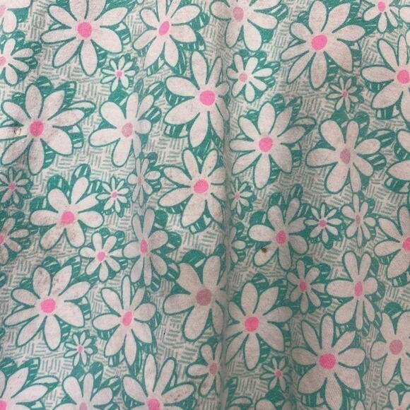 Jumping Beans Floral Dress sleeveless teal white pink girl’s Size 6 - Picture 5 of 7
